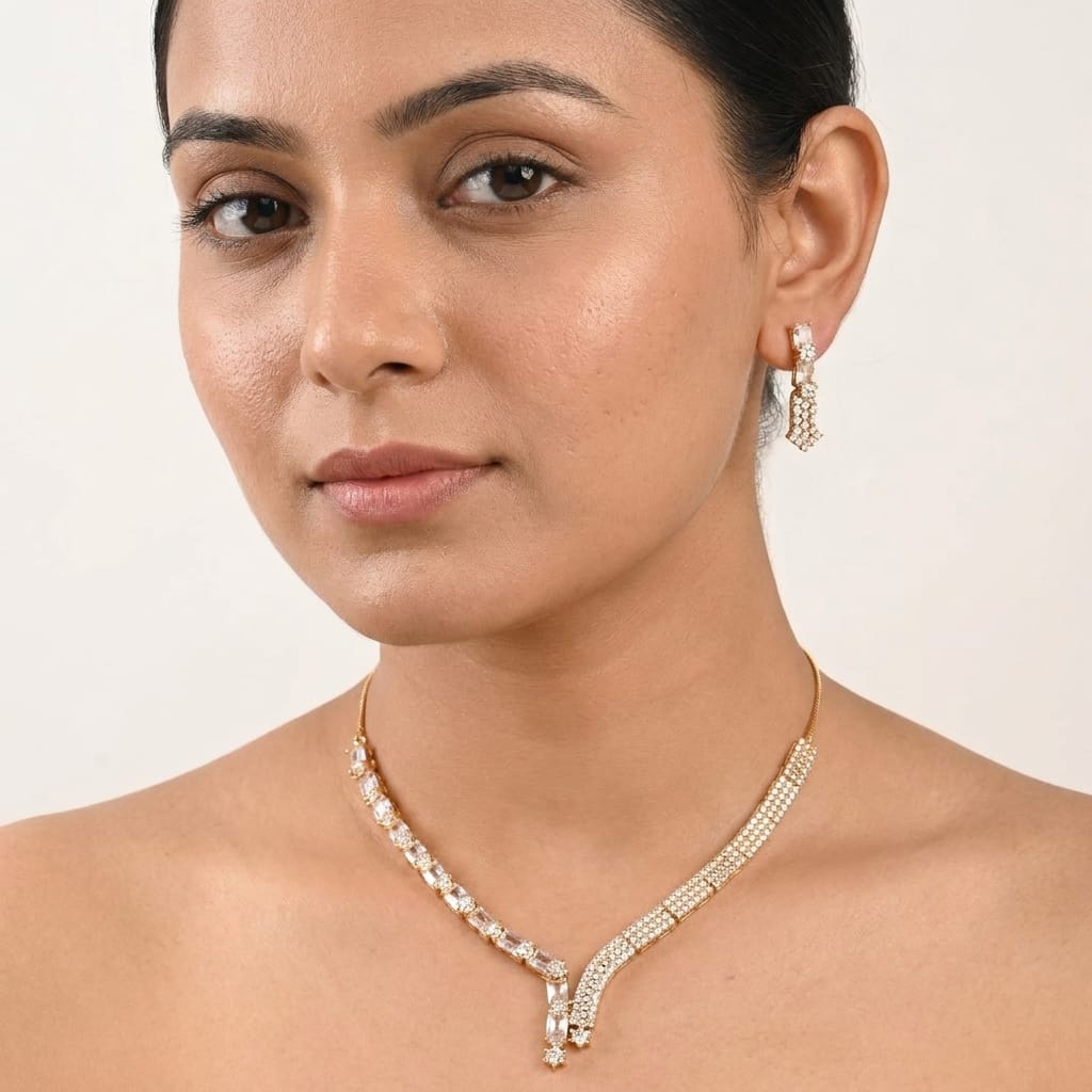 Premium Anti Tarnish Necklace and Fancy Fashion Jewellery Design