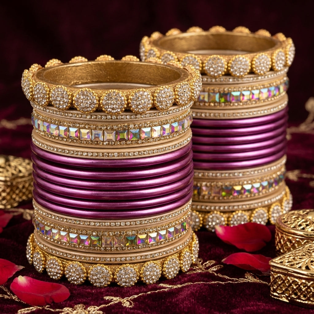 Traditional Rajasthani Rajwadi Lac Bridal Bangles set with latest Design Punjabi Look