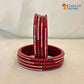 Rajasthani Lac Bangles With Beautiful Mirror And Stone Design One Line Churi ( Pack Of 8 )