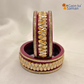 Traditional Rajasthani Wedding Special Lac Bangles Set For woman & girl (Pack of 6)