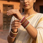 Traditional Multicolor Velvet Fancy Bangles Set Of 38 Bangles For Woman and Girls