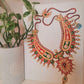 meenakari painting,pearls,elegance jewellery