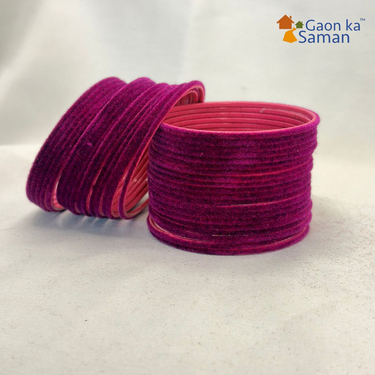 Rajasthani Bangles in Beautiful Velvet Plain Design For Women and Girls (Pack of 36)