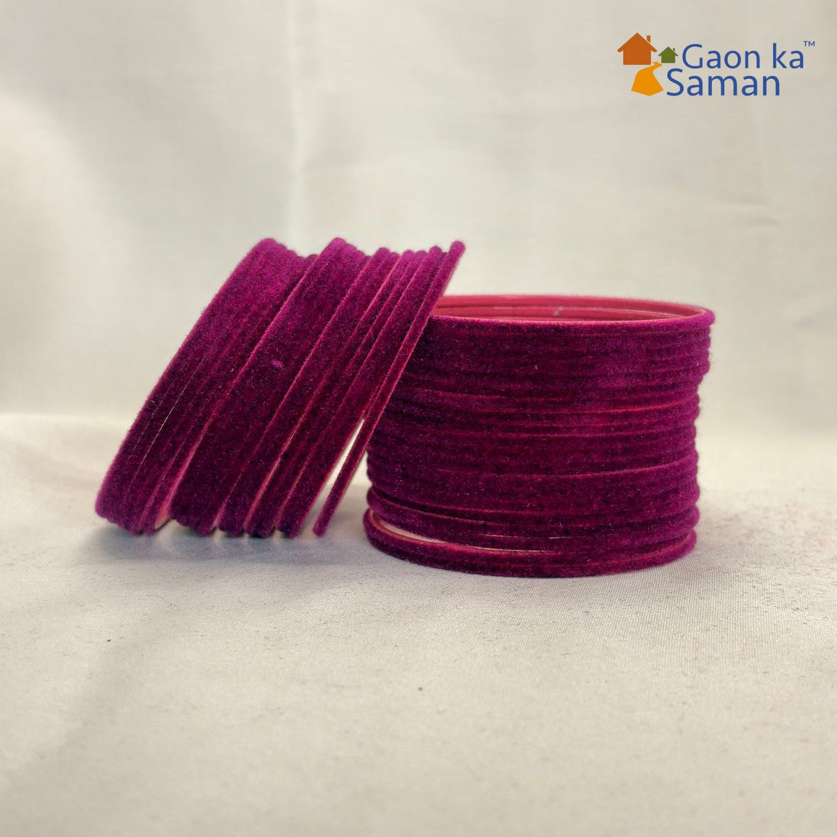 Rajasthani Bangles in Beautiful Velvet Plain Design For Women and Girls (Pack of 36)