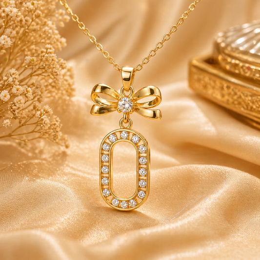 Yellow Gold Diamond Encrusted Paper Link Locket