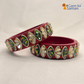 Rajasthani Traditional Lac Kada Bangles For Women & Girl With Latest Kundan Design