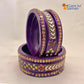 Latest Pure Lac Kundan Chura For Women ( Pack Of 6)