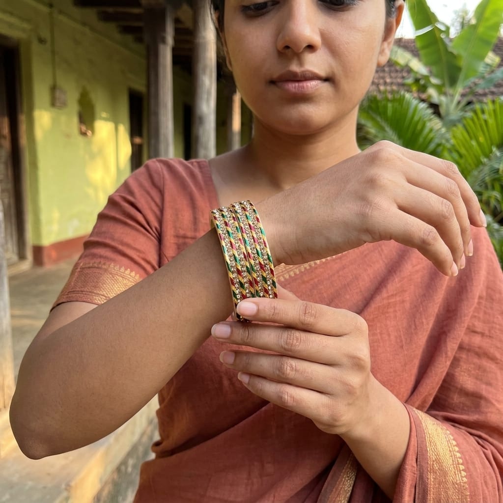 Multicolor  Lac Kada Bangle