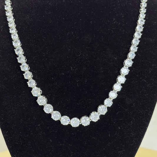 CZ Diamond Zirconia Necklace Set