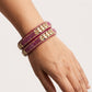Rani Colour Kundan Topaz Fitted Kada Latest Design Rajasthani Bangles | Set of 2 lakh Bangles | Traditional Kada | For Women and Girls