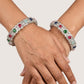 Multicolor Cubic Zirconia Studded Classic Bangle