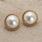 Premium White Pearl CZ Earrings