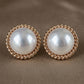 Premium White Pearl CZ Earrings