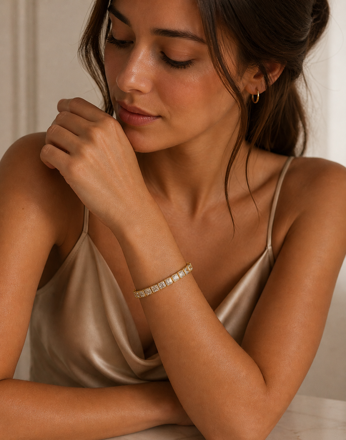 American Diamond Bracelet For Women & Girls