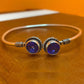 Midnight Gemline Silver Oxidised Bracelets gaonkasaman
