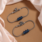 Royal Stoned Silver Oxidized Anklets | Traditional Jewelry for Girls and Women.