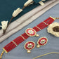 Beaded Pearl Elegance Choker | Set Traditional Jewelry | Pearl Choker/Necklace | For women and Girls.