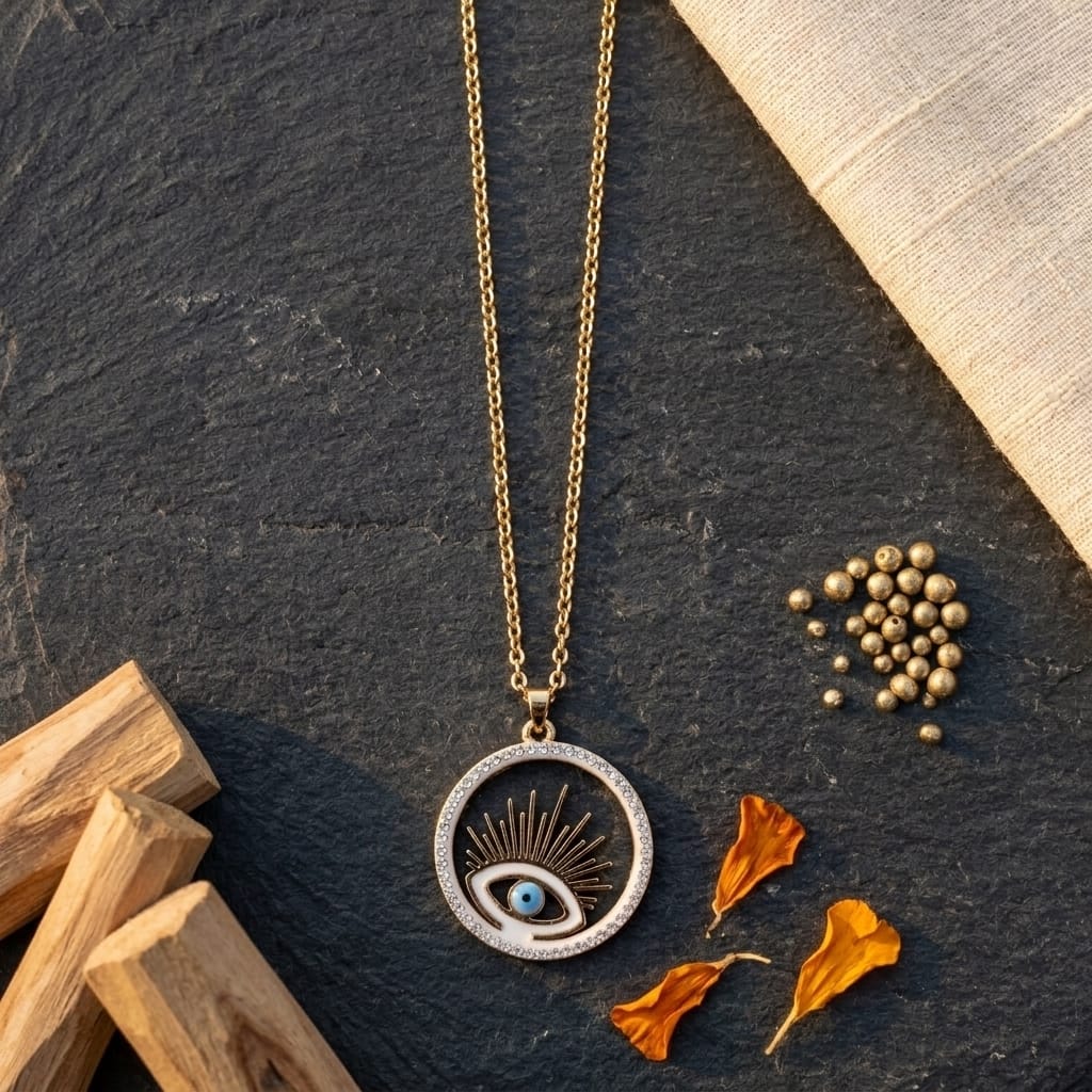 Trendy Evil Eye Pendant Necklace For Woman & Girls