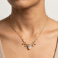 LUXURY CRYSTAL DEER ANTI TARNISH PENDANT NECKALCE FOR WOMAN & GIRLS (GOLD PLATED)