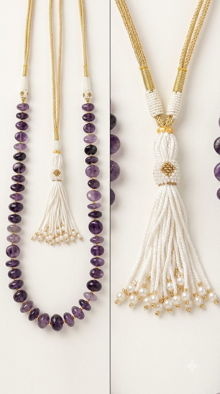 Natural stone Amethyst Necklace