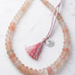 Rose Quartz Necklace single layer