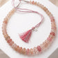 Rose Quartz Necklace single layer