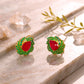 Paiseli Red green stud with back support