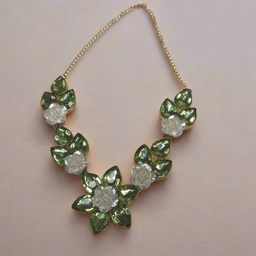Teardrop Floral Necklace | Traditional Necklace/Choker/Pendant | For Girls and Women