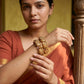 Gold Plated Elephant Bangle Traditional Temple Jewellery