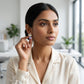 Peacock Design Ruby Earrings For Women & Girls