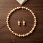 Single Line Pearl Necklace