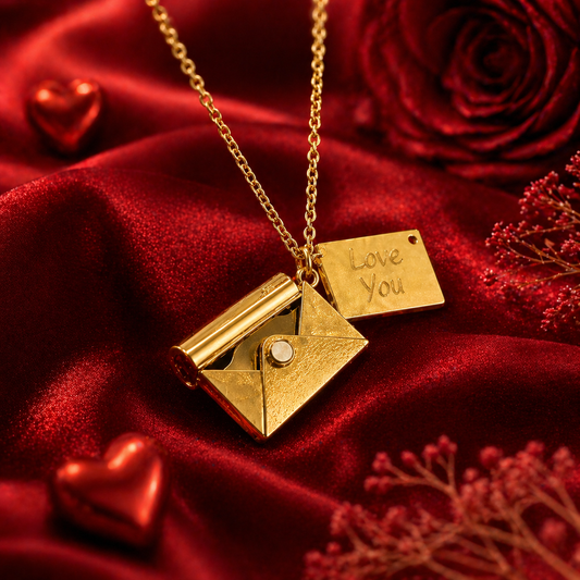 Love Letter Locket - Gold