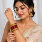 Shivratri Special Lac Bangles Red Green Yellow Set In Latest Beautiful Stone Design