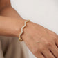 Golden Polish with Stone Bracelet | Stylish Anti tarnish Bracelet