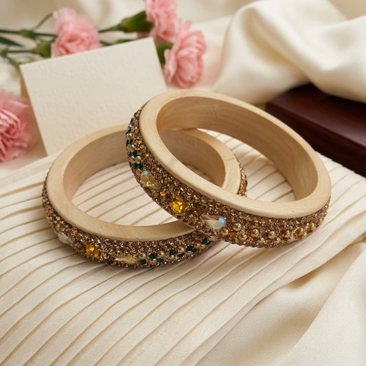 Gold & Diamond Green 5 Line