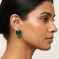 Round AD Stud Earrings for Women & Girls