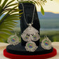 Chandni Silver Oxidized Triangular Pendant | Traditional Ranihaar/Necklace/Pendant | for Girls and Women.