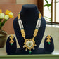 Heart Pendant Ranihaar with Multilayer Pearl Chains| Traditional Necklace | For Girls and Women