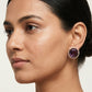 Round AD Stud Earrings for Women & Girls