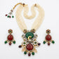 Royal Pearl & Kundan Bridal Necklace Set | Ethnic Wedding Jewellery