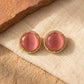 Round AD Stud Earrings for Women & Girls