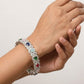 Multicolor Cubic Zirconia Studded Classic Bangle