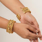 Antique Royal Elephant Openable Kada Bangles Set Of 2  (Free Size)