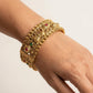 Antique Royal Elephant Openable Kada Bangles Set Of 2  (Free Size)