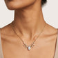 LUXURY CRYSTAL DEER ANTI TARNISH PENDANT NECKALCE FOR WOMAN & GIRLS (GOLD PLATED)