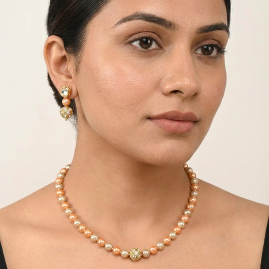Single Pendant Pearl Set