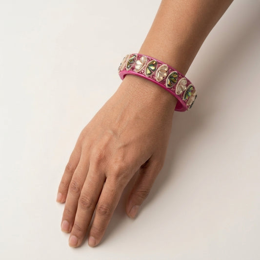 Rajasthani Traditional Lac Kada Bangles For Women & Girl With Latest Kundan Design