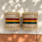 Rajasthani Rajwadi Bridal Lac Bangles Set With Beautiful Punjabi Look Design (Pack of 28 )