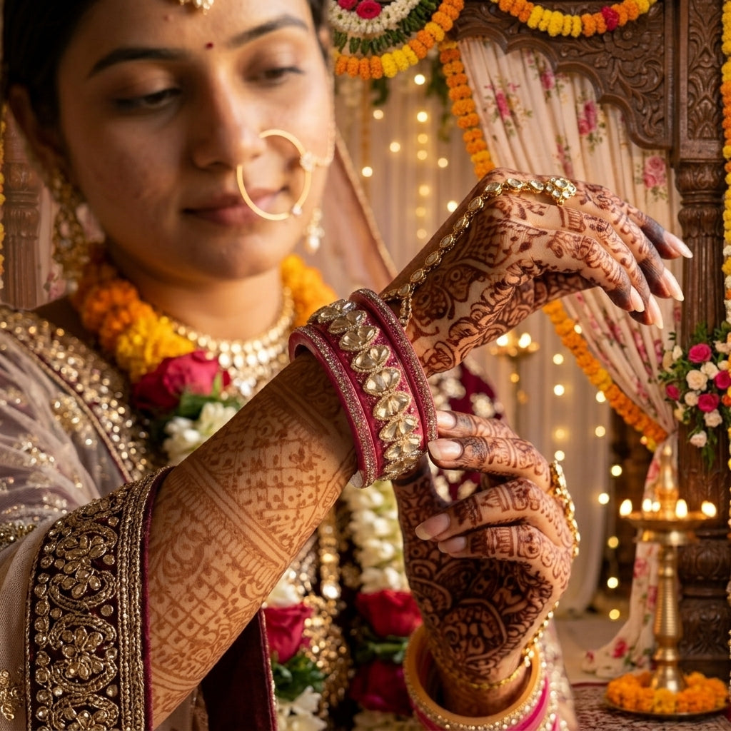 High-Quality Rajasthani Wedding Lac Chura Set For Elegant Look
