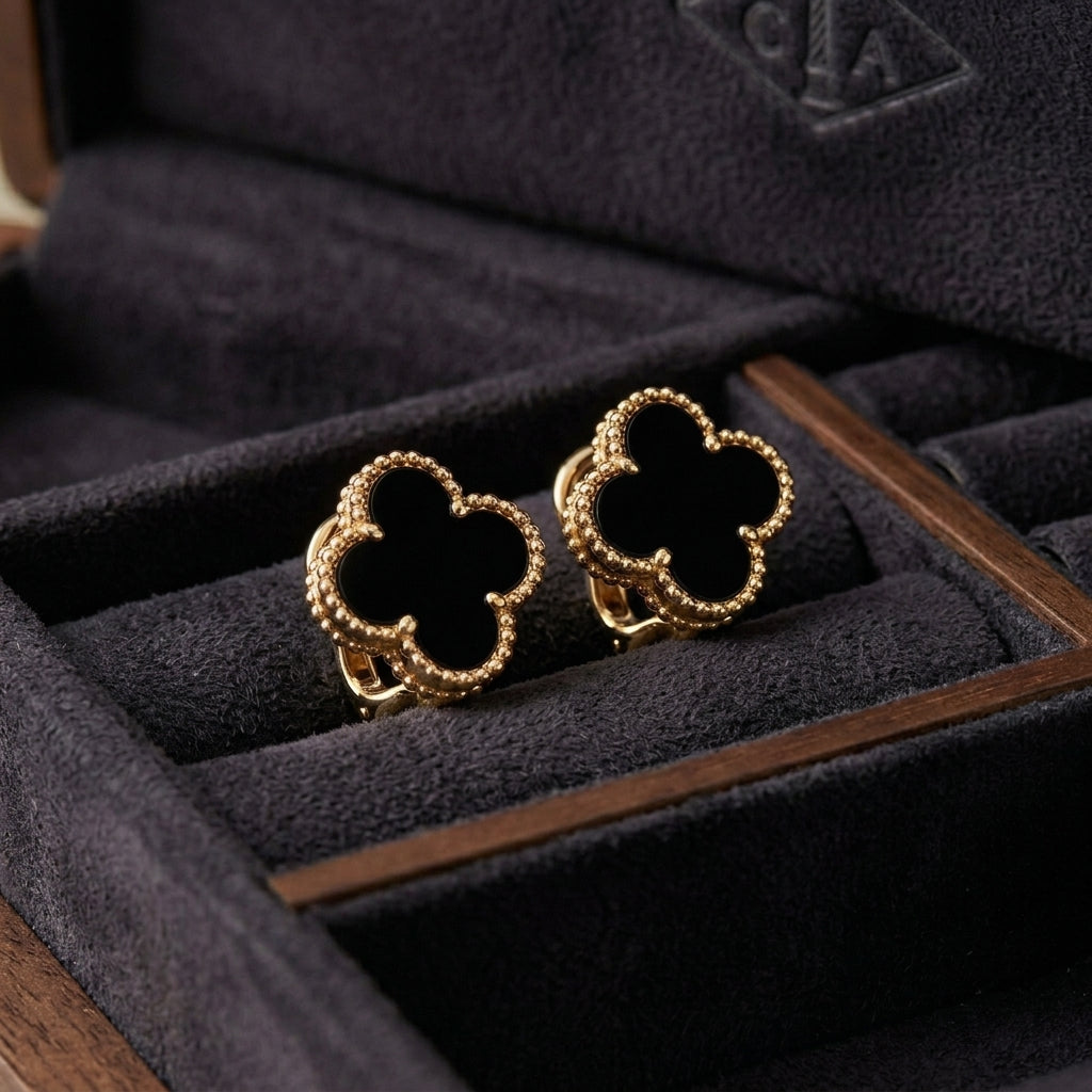Salve Clover Stainless Steel Earrings For Woman & Girl